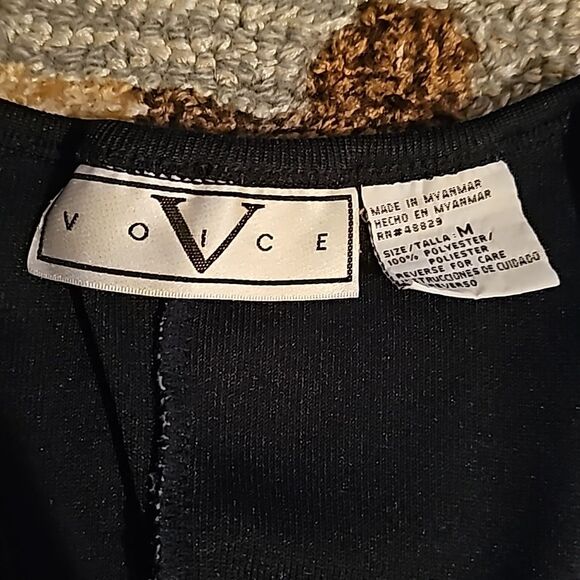 Navy Blue with Light Blue and White top. Size Medium - Picture 5 of 5